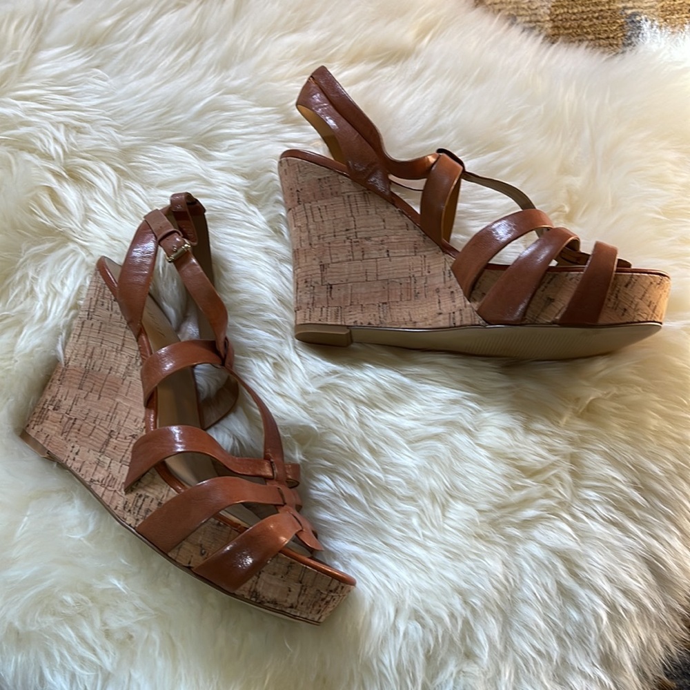 Nine West wedges- size 8.5 no original box.
